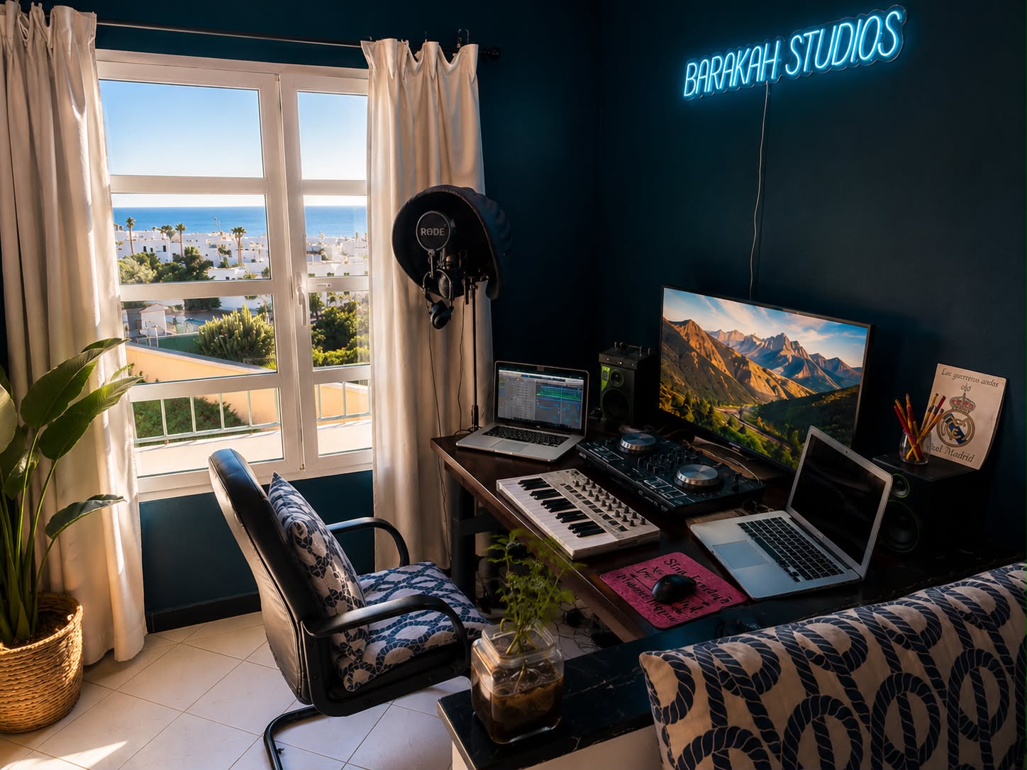 Barakah Studios Beachfront Recording Console